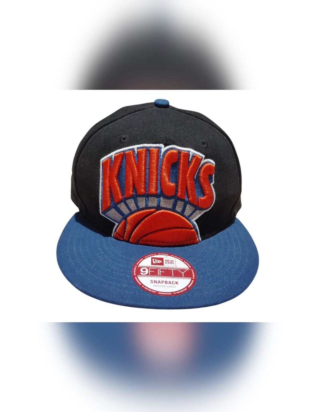 New York Knicks Snapback Cap New Era NBA Hardwood Classics Size Medium- Large